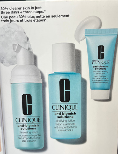 پک ضد جوش و لک سه مرحلهای کلینیک