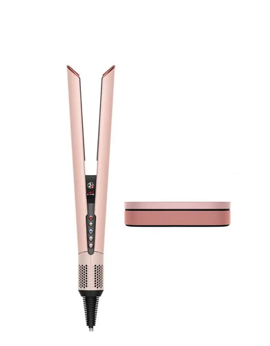 اتو مو دایسون با فشار هوای گرم صورتی (Kanzan Pink) مدل Airstrait HD01همراه با باکس