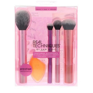 ست براش و تک پد ریل تکنیک real techniques Everyday Essentials Set